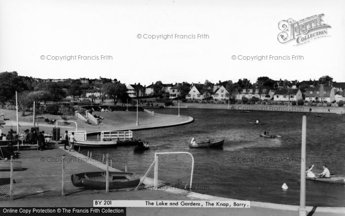 Photo of Barry, The Knap, The Lake And Gardens c.1965