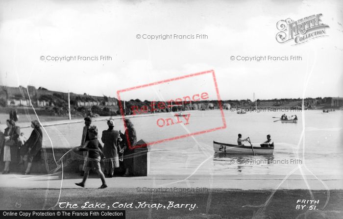 Photo of Barry, The Lake, Cold Knap c.1960