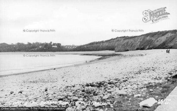 Photo of Barry, The Pebble Beach And Porthkerry c.1960