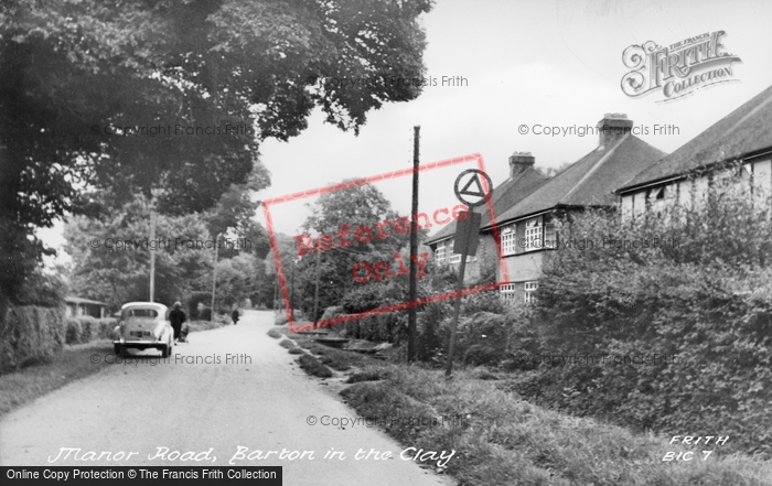 Photo of Barton Le Clay, Manor Road c.1955