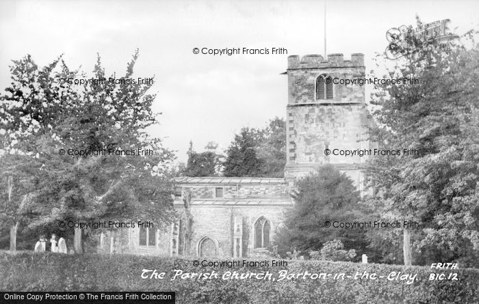 Photo of Barton Le Clay, Parish Church c.1955