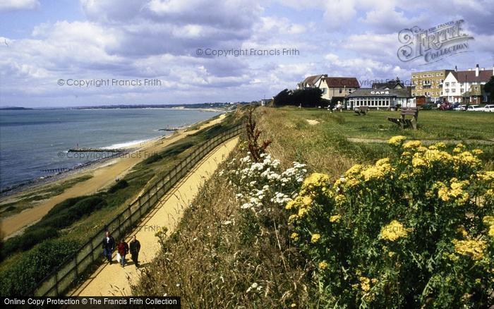 Photo of Barton On Sea, Cliff Top And Beachcomber Cafe 1998
