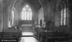 Parish Church Interior c.1960, Barton Seagrave