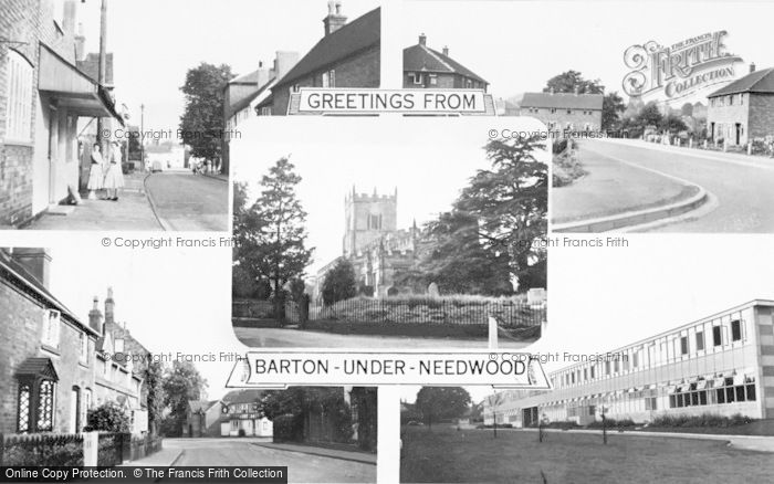 Photo of Barton Under Needwood, Composite c.1965