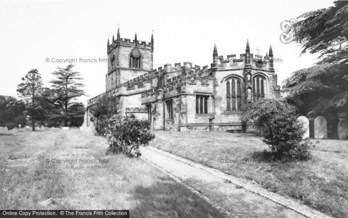 Photo of Barton Under Needwood, The Church c.1955