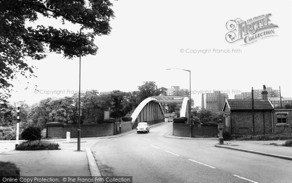 Photo of Barton Upon Irwell, Barton Road Bridge c.1965