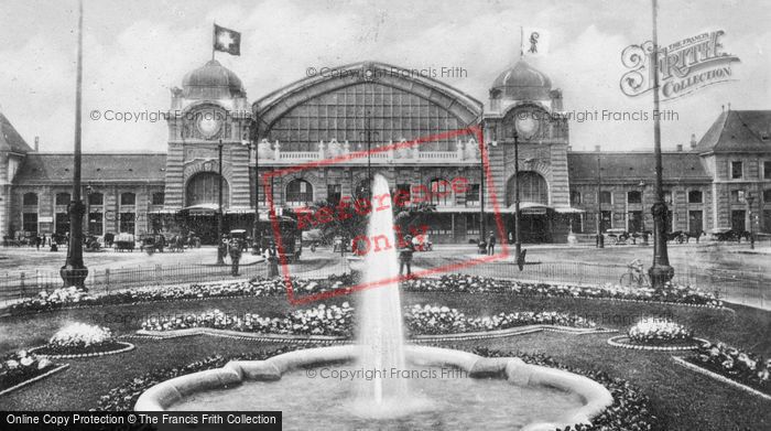 Photo of Basel, The Station c.1930