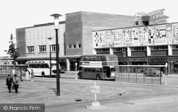 Blenheim House And The Bus Terminus 1961, Basildon