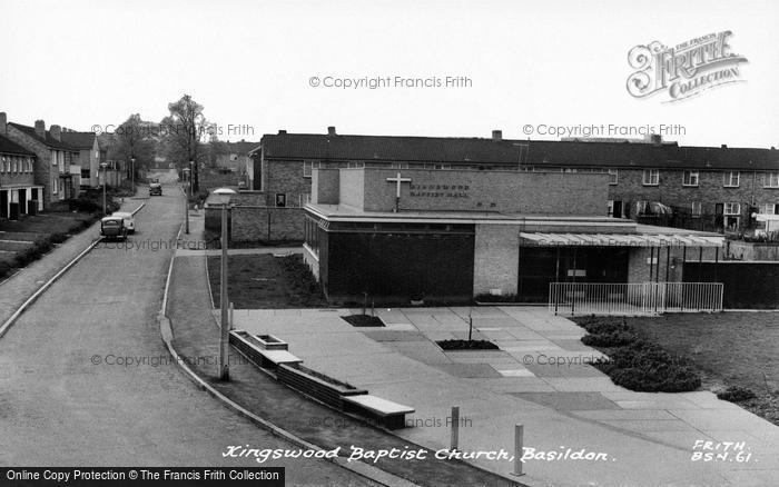 Photo of Basildon, Kingswood Baptist Church c.1965