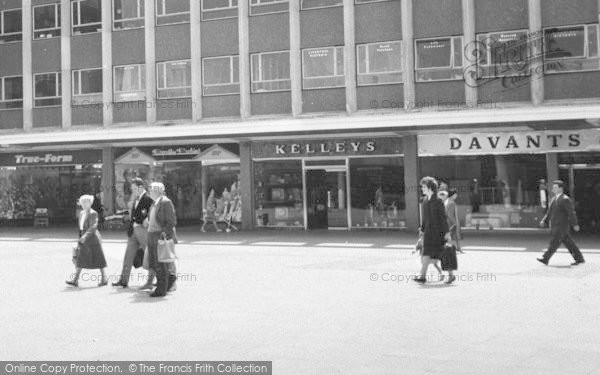 Photo of Basildon, People At Town Square c.1960