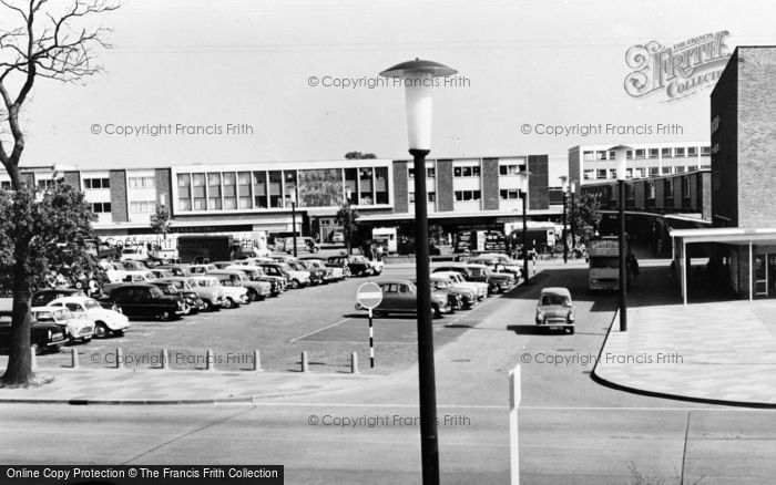 Photo of Basildon, The Market Place c.1965