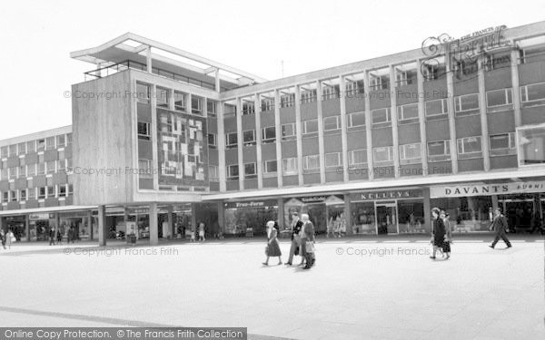 Photo of Basildon, Town Square And Keay House c.1960