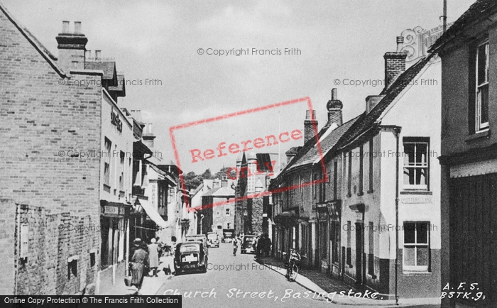 Photo of Basingstoke, Church Street c.1955