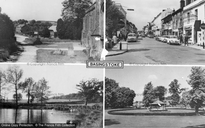 Photo of Basingstoke, Composite c.1960 - Francis Frith