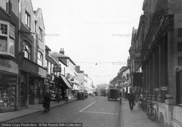 Photo of Basingstoke, London Street c.1955