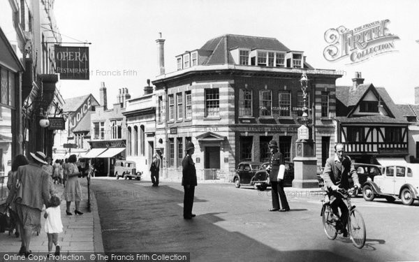 Photo of Basingstoke, Market Place c.1955