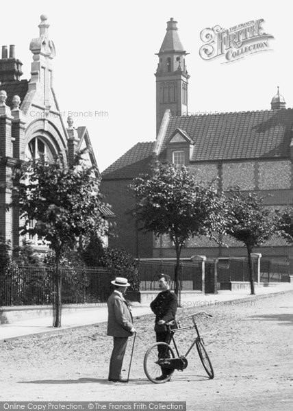 Photo of Basingstoke, Men Talking In Council Road 1898