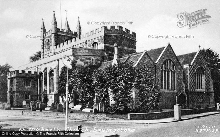 Photo of Basingstoke, St Michael's Church c.1955