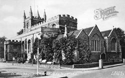 St Michael's Church c.1955, Basingstoke
