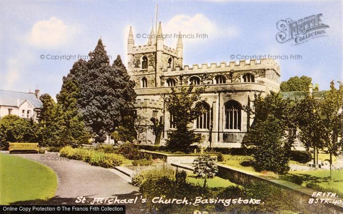 Photo of Basingstoke, St Michael's Church c.1960