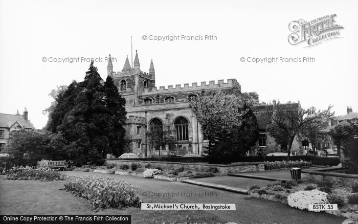 Photo of Basingstoke, St Michael's Church c.1960