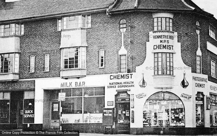 Photo of Basingstoke, The Chemist c.1960