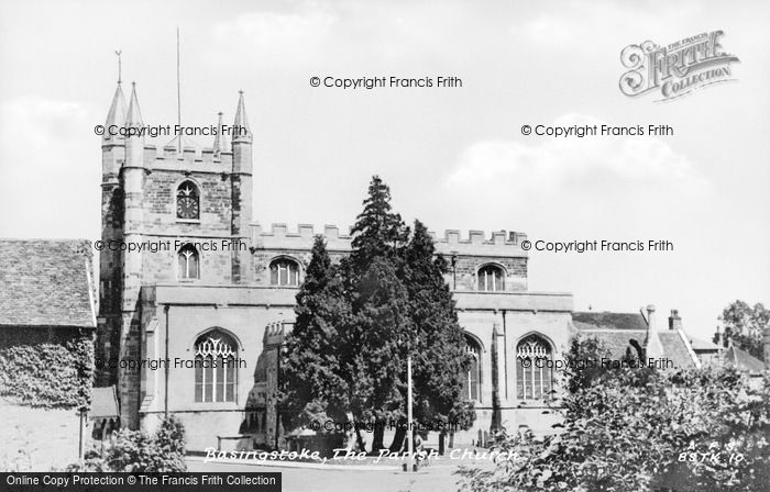 Photo of Basingstoke, The Parish Church c.1955