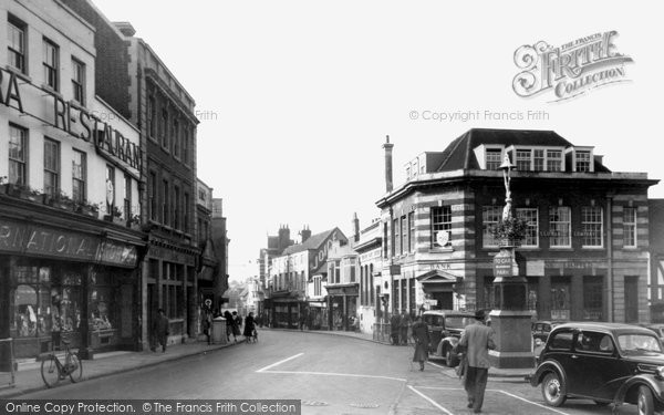 Photo of Basingstoke, Winchester Street c.1955
