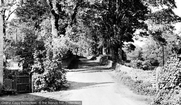 Photo of Baslow, Bubnell Lane c.1955