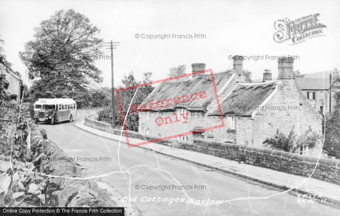 Photo of Baslow, Old Cottage c.1955