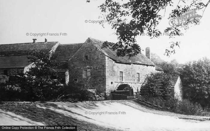 Photo of Baslow, The Old Mill c.1883