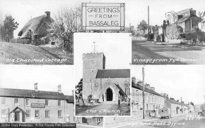 Photo of Bassaleg, Composite c.1955