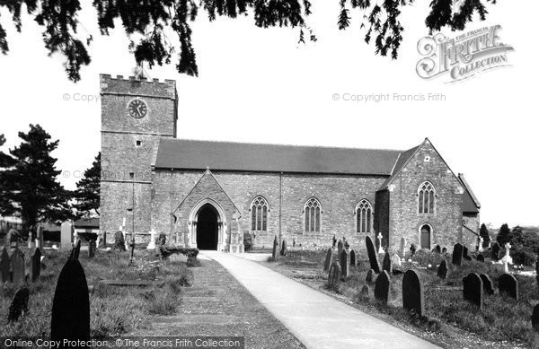Photo of Bassaleg, St Basil's Church c.1955