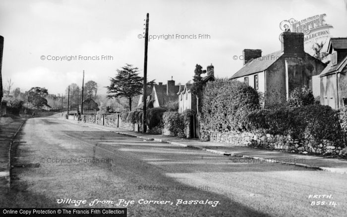 Photo of Bassaleg, Village From Pye Corner c.1955