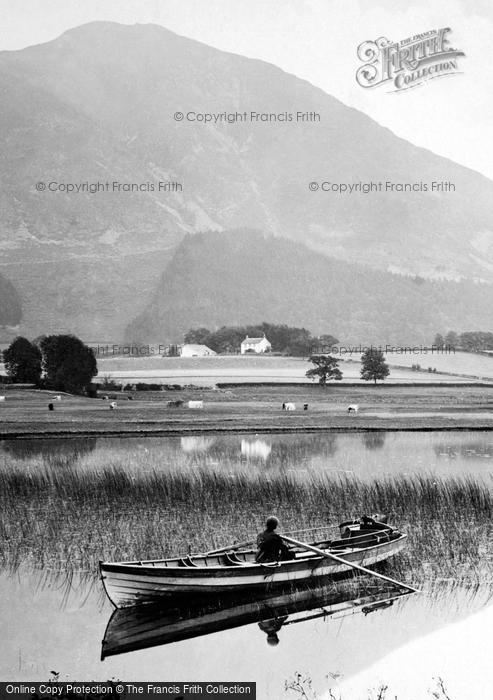 Photo of Bassenthwaite, Lake And Skiddaw, Rowing Boat c.1875