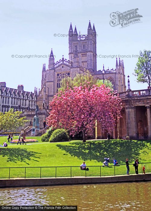 Photo of Bath, Abbey And Gardens c.1985
