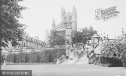 Abbey And Parade Gardens c.1960, Bath