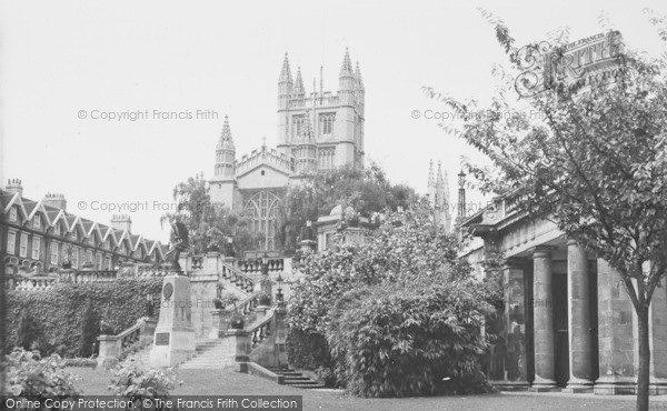 Photo of Bath, Abbey And Parade Gardens c.1960