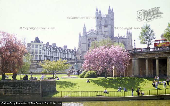 Photo of Bath, Abbey And Parade Gardens c.2000