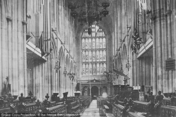 Photo of Bath, Abbey, Choir West 1909