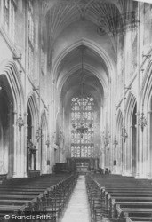 Abbey, Nave East 1907, Bath