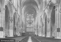 Abbey, Nave East 1909, Bath