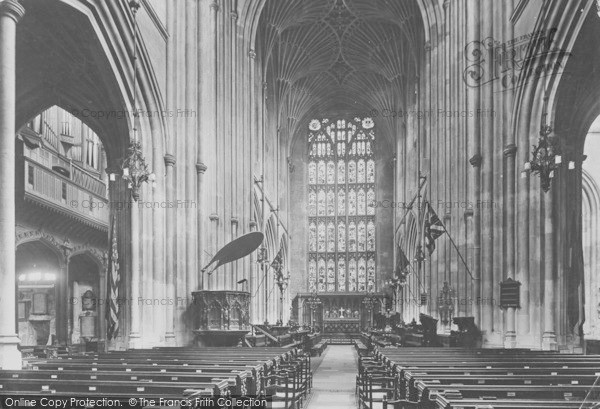 Photo of Bath, Abbey, Nave East 1920