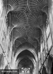 Abbey, The Fan Tracery Ceiling c.1930, Bath
