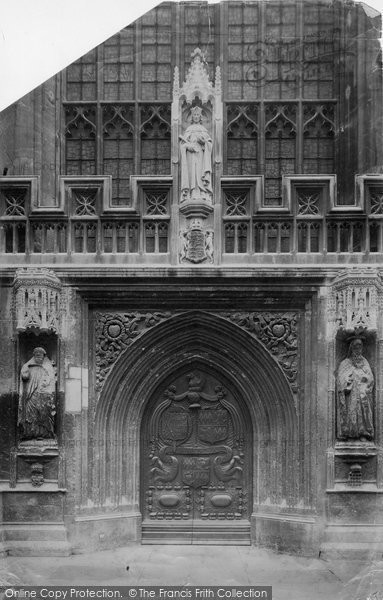 Photo of Bath, Abbey West Door 1901
