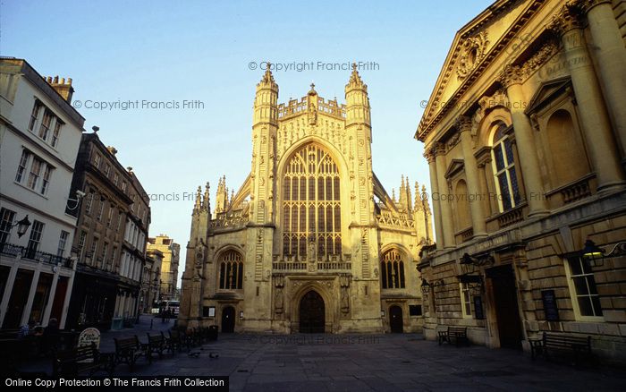 Photo of Bath, Abbey, West Elevation c.2000