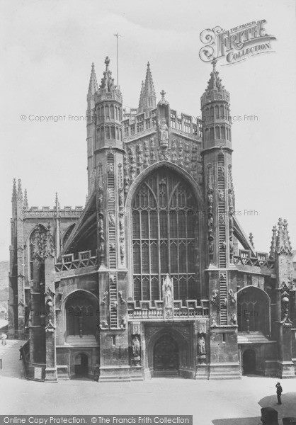 Photo of Bath, Abbey West Front 1901