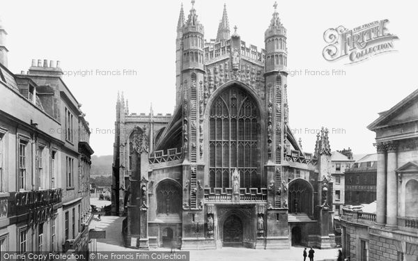 Photo of Bath, Abbey, West Front 1901