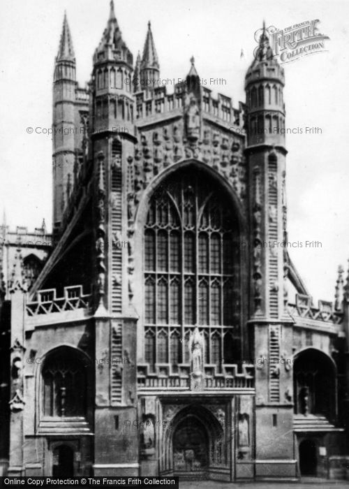 Photo of Bath, Abbey, West Front c.1930
