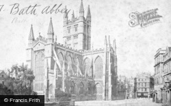 Bath Abbey c.1873, Bath